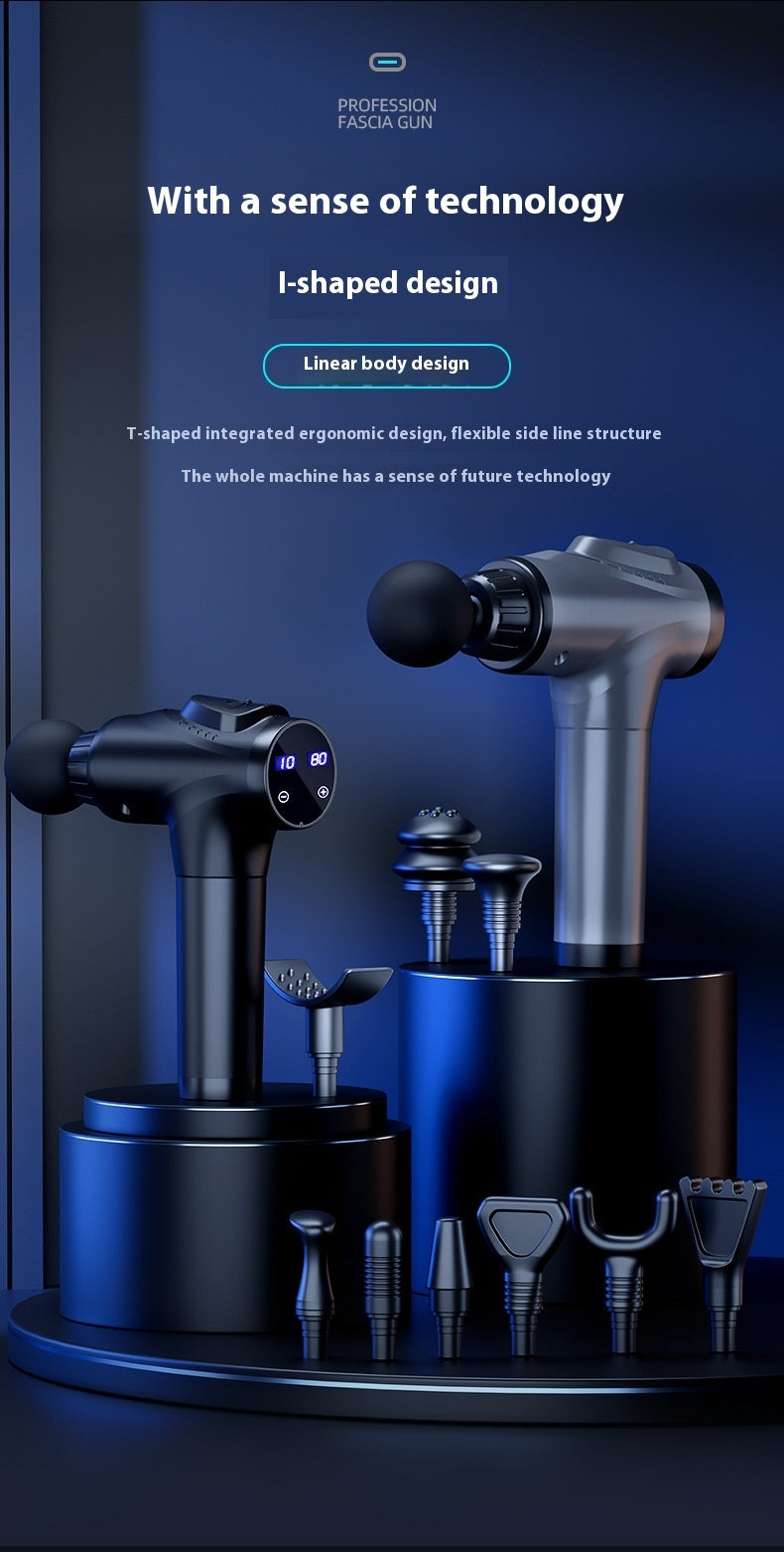 Electric Multifunction Massage Instrument Massage Gun Physiotherapeutic Instrument