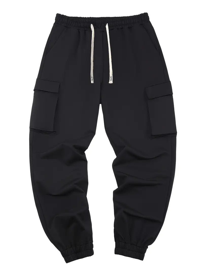 Men's Multi-pocket Workwear Pants Ancient Leisure Tappered Trousers